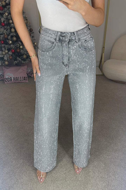 Virale Diamant-Jeans